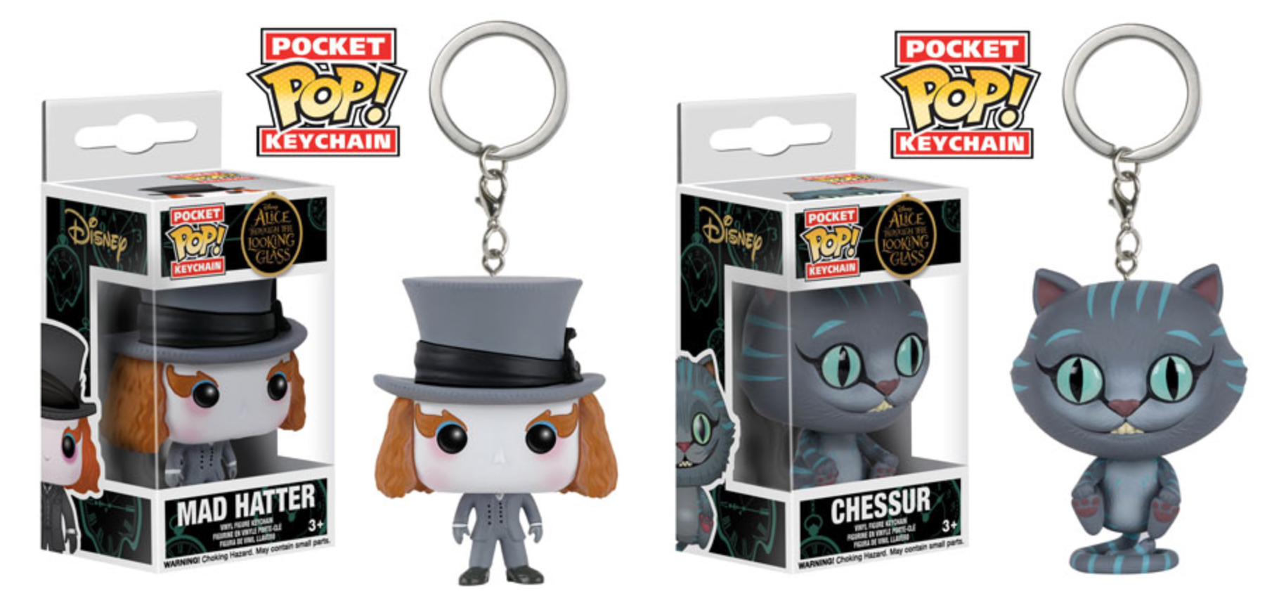 Alice Through the Looking Glass Keychain